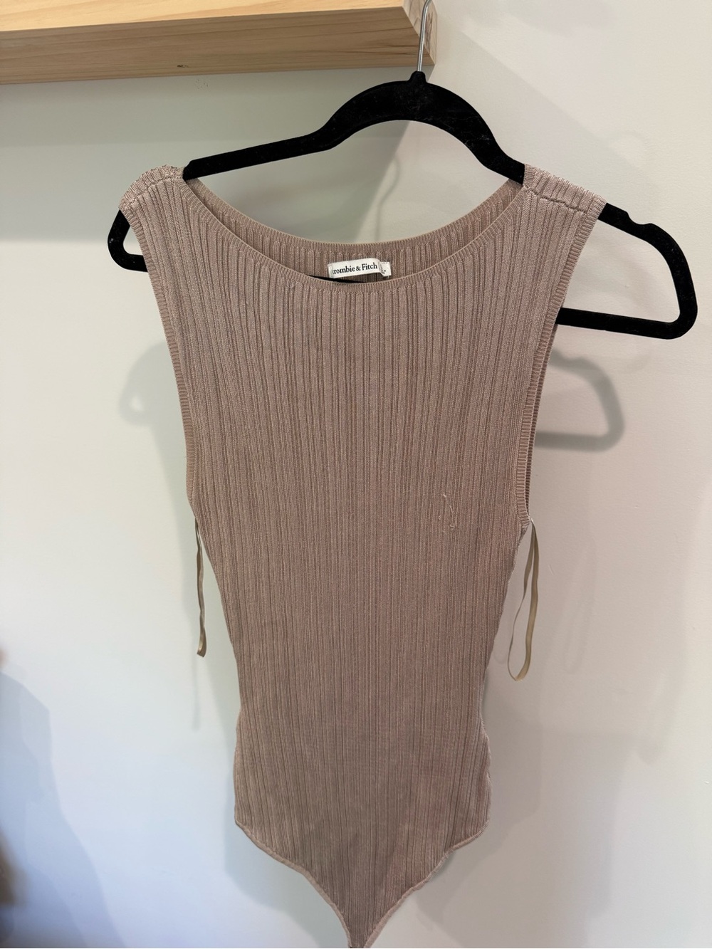 Abercrombie & Fitch Sleeveless Ribbed Tank Bodysuit